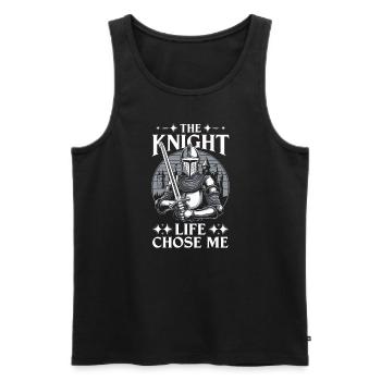 Renaissance Fair Outfit Medieval Ren Faire - Men's Premium Organic Tank Top - black - Front - AI Model Male 178 light (178cm)