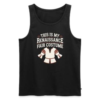 Renaissance Fair Outfit Medieval Ren Faire - Men's Premium Organic Tank Top - black - Front - AI Model Male 178 light (178cm)