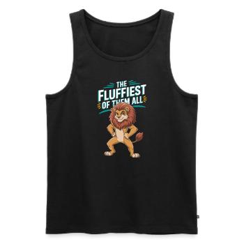 Furry Fandom Enthusiast Cosplay Fun and Fursuiting - Männer Premium Bio Tank Top - Schwarz - Vorne - AI Model Male 178 light (178cm)