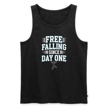Cliff Diving Adventure Sports Thrill Seeker - Männer Premium Bio Tank Top - Schwarz - Vorne - AI Model Male 178 light (178cm)