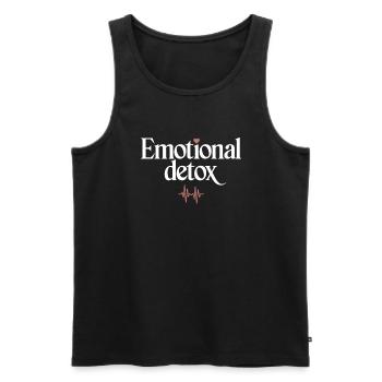 Emotional Healing Journey Towards Mindfulness and - Männer Premium Bio Tank Top - Schwarz - Vorne - AI Model Male 178 light (178cm)