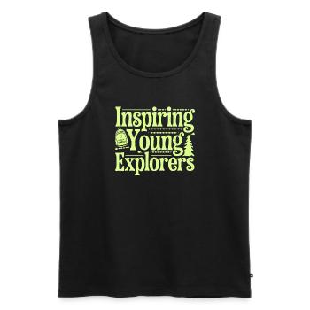 Scout Guide Camping Adventure Boy Girl Scout - Men's Premium Organic Tank Top - black - Front - Michal (187cm)