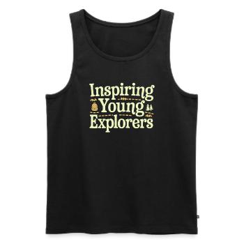 Scout Guide Camping Adventure Boy Girl Scout - Men's Premium Organic Tank Top - black - Front - Michal (187cm)