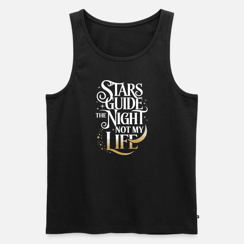Astrologie-skeptiker: Kritisches Denken - Männer Premium Bio Tank Top - Schwarz