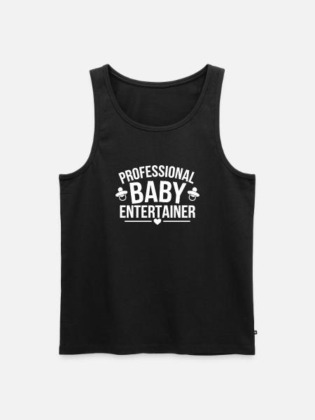 Forældreskabshumor Nybagte fædre har for første gang - Herre Premium økologisk tanktop - sort