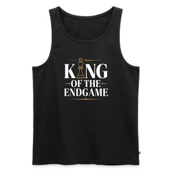 Chess Revival Movement Chess Lover Strategic - Men's Premium Organic Tank Top - black - Front - Michal (187cm)