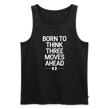 Chess Revival Movement Chess Lover Strategic - Men's Premium Organic Tank Top - black - Front - Michal (187cm)