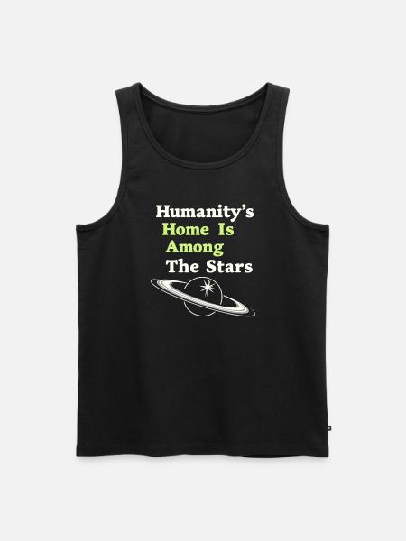 Exploration spatiale Découverte cosmique - Débardeur bio Premium Homme - noir