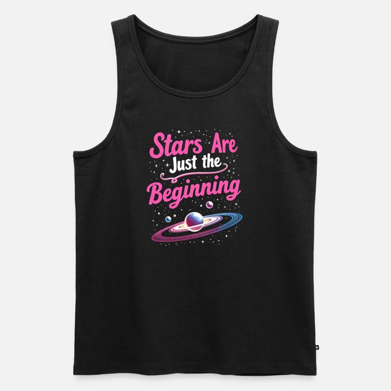 Space Exploration Cosmic Discovery - Männer Premium Bio Tank Top - Schwarz