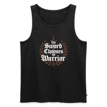 Renaissance-schwertkämpfer Hema Historisches - Männer Premium Bio Tank Top - Schwarz - Vorne - AI Model Male 178 light (178cm)