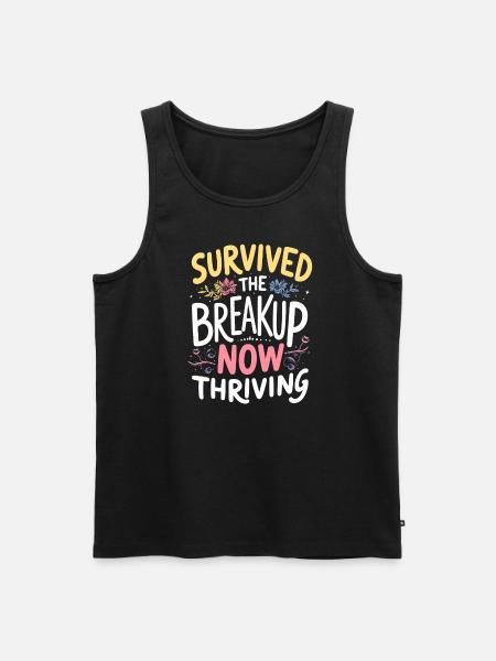 Separation empowerment, self-love, new beginnings - Men's Premium Organic Tank Top - black