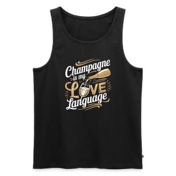 Brunch Kultur Bodenlos Mimosen Liebhaber - Männer Premium Bio Tank Top - Schwarz - Vorne - AI Model Male 178 light (178cm)