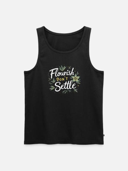 "discovering My - Men's Premium Organic Tank Top - black