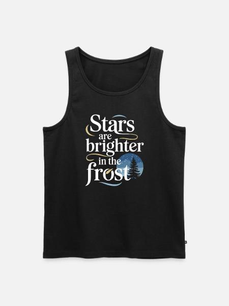 Winter Camper Snow Camping Adventure - Men's Premium Organic Tank Top - black