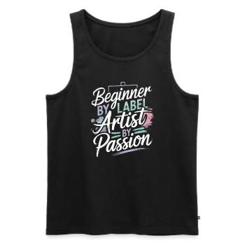 Creative Hobby For Beginners In The - Men's Premium Organic Tank Top - black - Front - AI Model Male 178 light (178cm)