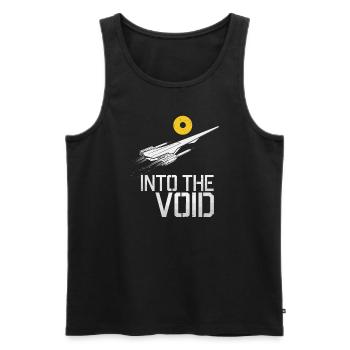 Space-themed players Cosmic Gaming Sci-fi - Men's Premium Organic Tank Top - black - Front - Michal (187cm)