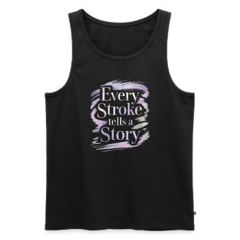 Creative Hobby For Beginners In The - Men's Premium Organic Tank Top - black - Front - AI Model Male 178 light (178cm)