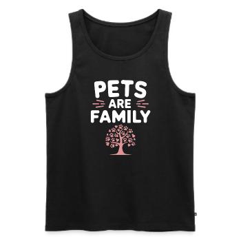 Héros du refuge pour animaux Freiwillige Tierrettung - Débardeur bio Premium Homme - noir - Devant - Michal (187cm)