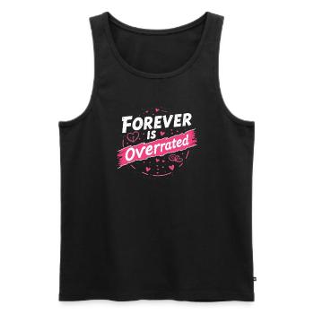 Grunge Valentine's Day Dark Romance Edgy Love - Men's Premium Organic Tank Top - black - Front - Michal (187cm)
