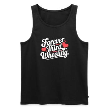 Dating Disaster Comedy Funny Fails - Men's Premium Organic Tank Top - black - Front - AI Model Male 178 light (178cm)