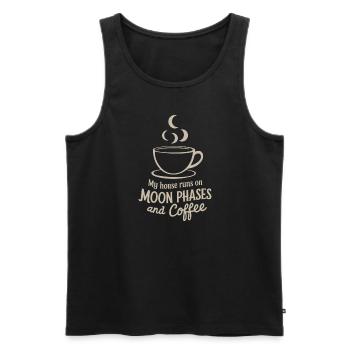 Witchy Home Decorators Mystical Interiors - Men's Premium Organic Tank Top - black - Front - AI Model Male 178 light (178cm)