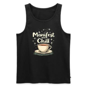 Witchy Home Decorators Mystical Interiors - Men's Premium Organic Tank Top - black - Front - AI Model Male 178 light (178cm)
