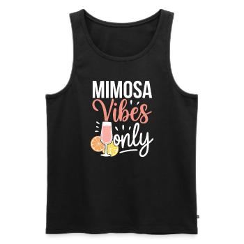 Brunch Kultur Bodenlos Mimosen Liebhaber - Männer Premium Bio Tank Top - Schwarz - Vorne - AI Model Male 178 light (178cm)