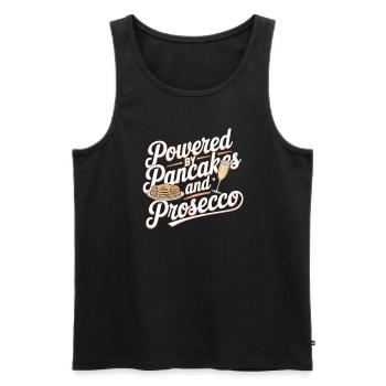 Brunch Kultur Bodenlos Mimosen Liebhaber - Männer Premium Bio Tank Top - Schwarz - Vorne - AI Model Male 178 light (178cm)
