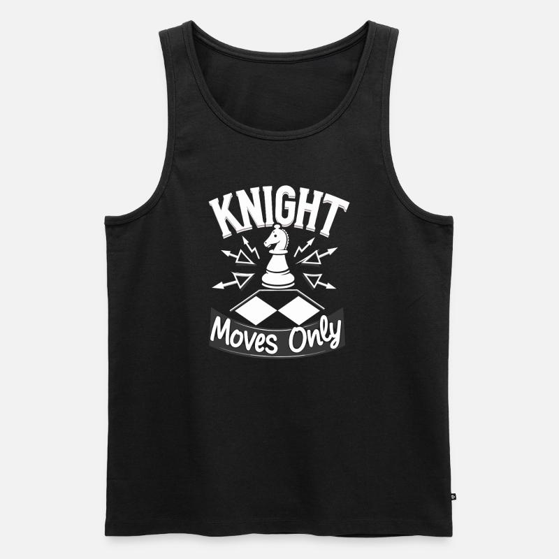 Chess Tacticians Strategy Masters Tactical - Männer Premium Bio Tank Top - Schwarz
