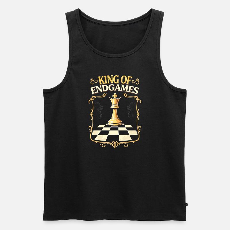 Chess Tacticians Strategy Masters Tactical - Männer Premium Bio Tank Top - Schwarz