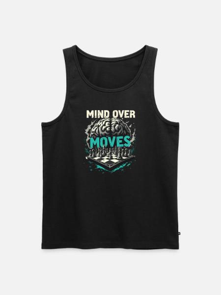 Chess Tacticians Strategy Masters Tactical - Men's Premium Organic Tank Top - black