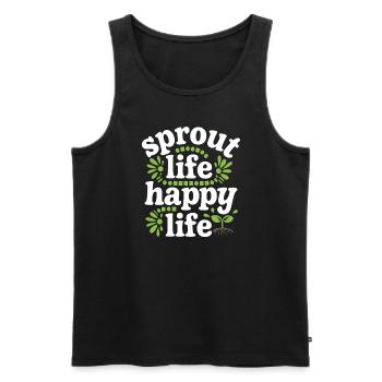Plant Collector for Houseplant Collectors in the - Men's Premium Organic Tank Top - black - Front - Michal (187cm)