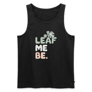 Pflanzensammler Für Zimmerpflanzensammler Im - Männer Premium Bio Tank Top - Schwarz - Vorne - AI Model Male 178 light (178cm)