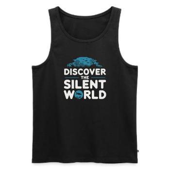 Freitaucher Unterwasser Abenteuer Freitauchen - Männer Premium Bio Tank Top - Schwarz - Vorne - AI Model Male 178 light (178cm)