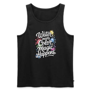 Creative Hobby For Beginners In The - Men's Premium Organic Tank Top - black - Front - AI Model Male 178 light (178cm)