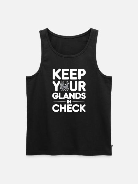 Medical Science for Endocrinology - Men's Premium Organic Tank Top - black