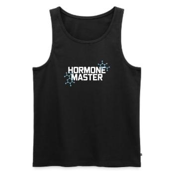Medical Science for Endocrinology - Men's Premium Organic Tank Top - black - Front - AI Model Male 178 light (178cm)