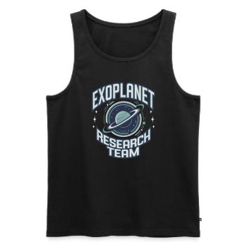 Astrobiology Space Exploration Extraterrestrial - Männer Premium Bio Tank Top - Schwarz - Vorne - AI Model Male 178 light (178cm)