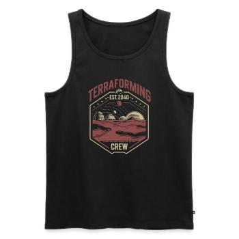 Astrobiology Space Exploration Extraterrestrial - Männer Premium Bio Tank Top - Schwarz - Vorne - AI Model Male 178 light (178cm)