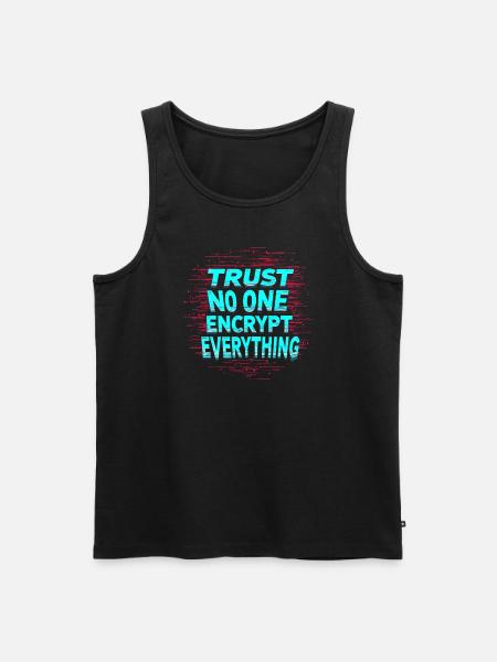 Retro Cryptography Spy Codebratenspionage - Männer Premium Bio Tank Top - Schwarz