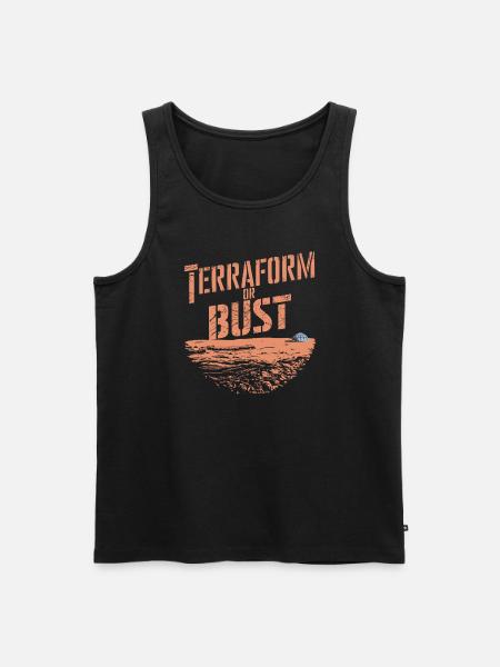 Astrobiology Space Exploration Extraterrestrial - Men's Premium Organic Tank Top - black