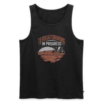 Astrobiology Space Exploration Extraterrestrial - Männer Premium Bio Tank Top - Schwarz - Vorne - AI Model Male 178 light (178cm)