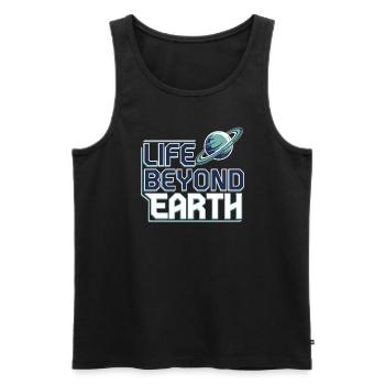 Astrobiology Space Exploration Extraterrestrial - Männer Premium Bio Tank Top - Schwarz - Vorne - AI Model Male 178 light (178cm)