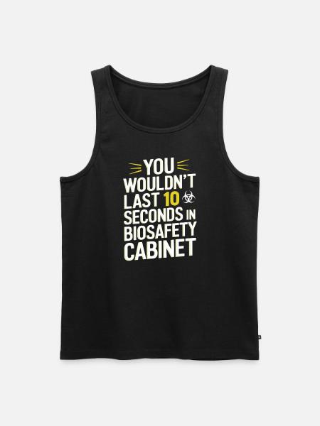 Microscope Enthusiast Lab Technician Science - Männer Premium Bio Tank Top - Schwarz