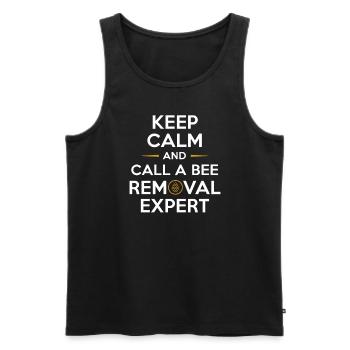 Bienenentfernungsspezialist Live Swarm Rescue - Männer Premium Bio Tank Top - Schwarz - Vorne - Michal (187cm)
