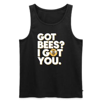 Bienenentfernungsspezialist Live Swarm Rescue - Männer Premium Bio Tank Top - Schwarz - Vorne - Michal (187cm)