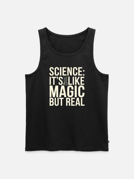 Microscope Enthusiast Lab Technician Science - Men's Premium Organic Tank Top - black