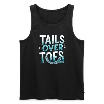 Mermaid Underwater Performer Mermaid - Men's Premium Organic Tank Top - black - Front - Michal (187cm)