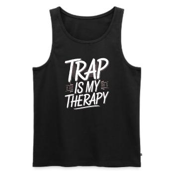 Music Produzent 808 Bass Hip-hop Beatmaker - Männer Premium Bio Tank Top - Schwarz - Vorne - AI Model Male 178 light (178cm)