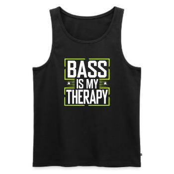 Music Produzent 808 Bass Hip-hop Beatmaker - Männer Premium Bio Tank Top - Schwarz - Vorne - AI Model Male 178 light (178cm)